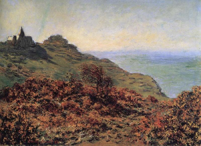 Claude Monet The Church at Varengeville and the Gorge des Moutiers oil painting picture